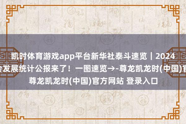凯时体育游戏app平台新华社泰斗速览｜2024年国民经济和社会发展统计公报来了！一图速览→-尊龙凯龙时(中国)官方网站 登录入口