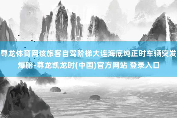 尊龙体育网该旅客自驾阶梯大连海底纯正时车辆突发爆胎-尊龙凯龙时(中国)官方网站 登录入口